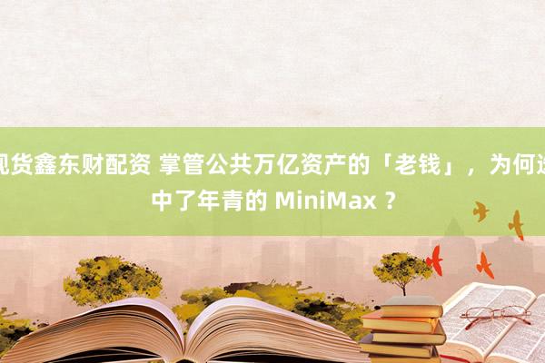 现货鑫东财配资 掌管公共万亿资产的「老钱」，为何选中了年青的 MiniMax ？